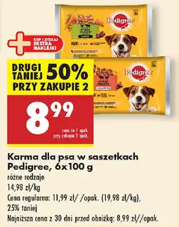 Biedronka Karma dla psa w saszetkach Pedigree oferta
