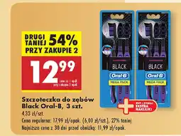 Biedronka Szczoteczka do zębów Black Oral-B oferta