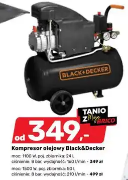 Bricomarche Kompresor olejowy Black&Decker oferta