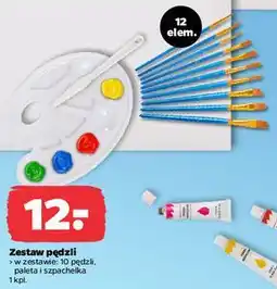 Netto Zestaw pędzli + paleta szpachelka oferta