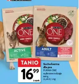 Intermarche Karma dla psa adult mini wołowina i ryż Purina One oferta