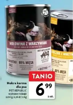 Intermarche Karma dla psa kurczak z warzywami Pet Republic oferta