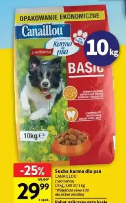 Intermarche Karma dla psa basic z wołowiną Canaillou oferta