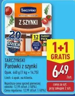 ALDI Parówki Tarczyński oferta