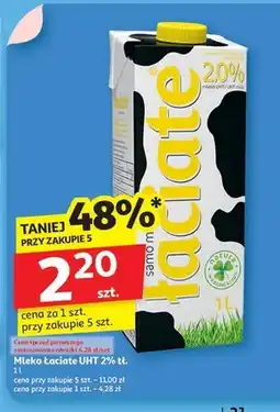 Auchan Mleko Łaciate oferta
