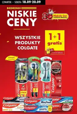 Biedronka Pasta do zębów aktywny węgiel Colgate Max White Stain Protect oferta