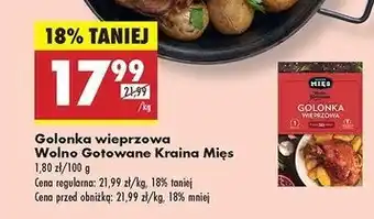 Biedronka Golonka wieprzowa wolno gotowana Kraina Mięs oferta