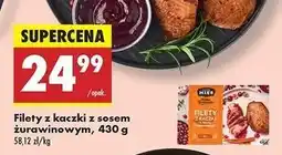 Biedronka Filety z kaczki sosem żurawinowym Kraina Mięs oferta