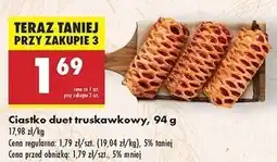Biedronka Ciastko duet z truskawkami oferta
