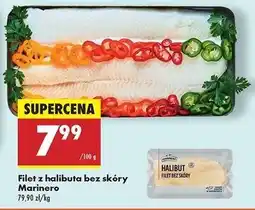 Biedronka Halibut filet bez skóry Marinero oferta
