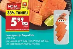 Biedronka Łosoś porcje Superfish oferta