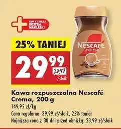 Biedronka Kawa Nescafe Crema oferta