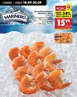 Biedronka Krewetki białe gotowane Marinero oferta