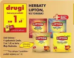 Biedronka Herbaty Lipton oferta