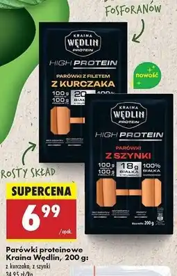 Biedronka Parówki z filetem kurczaka Kraina Wędlin oferta