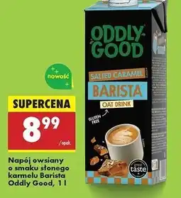 Biedronka Napój owsiany barista słony karmel Valio Oddly Good oferta