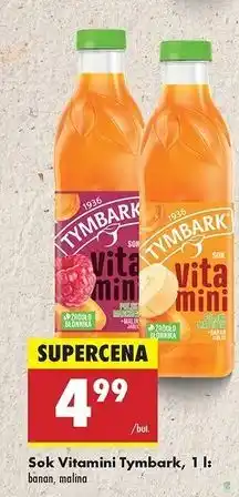 Biedronka Sok banan-marchew-jabłko Tymbark Vitamini oferta