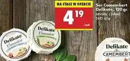 Biedronka Ser camembert naturalny Delikate oferta