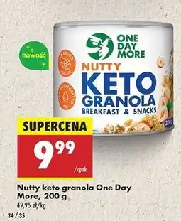 Biedronka Keto granola One Day More oferta