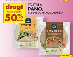 Biedronka Tortilla pełnoziarnista Pano oferta