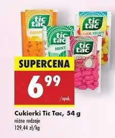 Biedronka Cukierki dragon fruit Tic Tac oferta