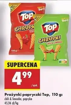 Biedronka Chrupki papryka Top Chips oferta