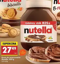 Biedronka Krem czekoladowo-orzechowy Nutella oferta