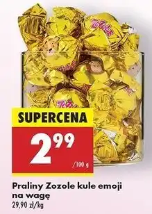 Biedronka Praliny emoji Zozole oferta