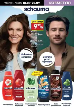 Biedronka Szampon hair booster Schauma For Men oferta