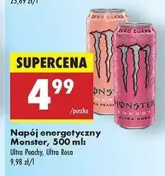 Biedronka Napj energetyczny Monster Energy Ultra Peachy Keen oferta