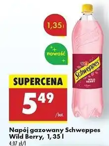 Biedronka Napój russian wild berry Schweppes oferta