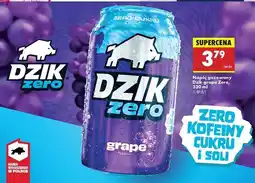 Biedronka Napój grape zero Wk Dzik oferta