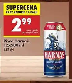 Biedronka Piwo Harnaś Jasne Pełne oferta