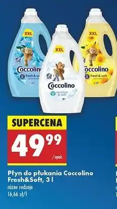 Biedronka Płyn do płukania happy yellow Coccolino Fresh & Soft oferta