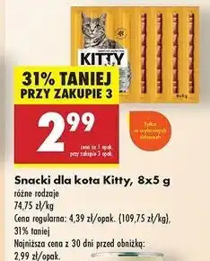 Biedronka Snacki dla kota Kitty oferta