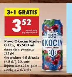 Biedronka Piwo Okocim Radler Pomarańcza Sycylijska Z Limonką 0% oferta