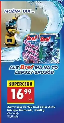 Biedronka Zawieszka do wc eukaliptus Bref Color Aktiv (Wcześniej Blue Active) oferta
