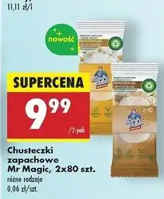 Biedronka Chusteczki gold Mr Magic oferta