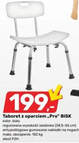 Bricomarche Taboret z oparciem „,Pro" BISK oferta