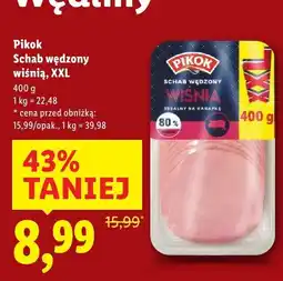 Lidl Schab wędzony Pikok wiśnia XXL oferta