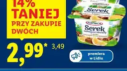Lidl Serek homogenizowany czekolada-pomarańcza Piątnica oferta