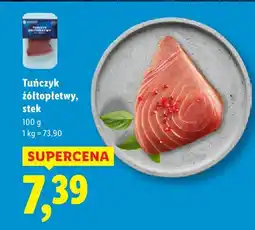 Lidl Tuńczyk żółtopłetwy stek Lidl oferta