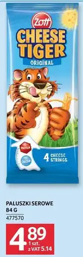 Selgros Paluszki serowe Zott Cheese Tiger oferta