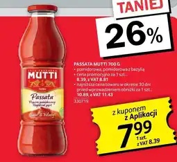 Selgros Passata pomidorowa Mutti oferta