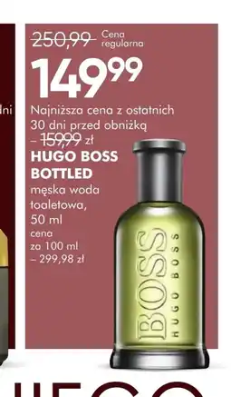 SuperPharm Woda toaletowa dla mężczyzn Hugo Boss oferta