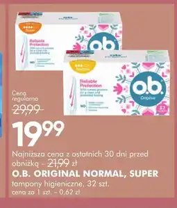 SuperPharm Tampony O.b oferta