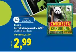 Lidl Karty kolekcjonerskie WWF oferta