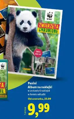 Lidl Panini Album na naklejki w zestawie oferta