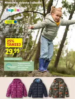 Lidl Lupilu Lekka kurtka dziecięca oferta