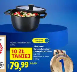 Lidl Silvercrest Garnek aluminiowy z pokrywką oferta